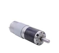 24V DC 8/10mm Low Speed Torque 42mm Planetary Gearbox Gears 775 Motor Deceleration 8/12/16/23/32-1600RPM 1Pcs(16RPM,24V Shaft size 10mm)