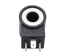 24V DC Solenoid Valve Coil, 3 Pin Terminal Black Body, Universal Valve Replacement for Models 08 80 88 98, Electric Magnetic Coil for Fluid & Gas Automation Repair
