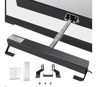 24V Electric Chain Window Opener, Automatic Window Opener Stroke, Stroke 300mm-1000mm, with Remote Control + Switch, No-Load Speed: 10mm/s, for Sliding Windows,800mm