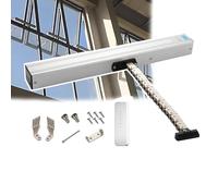 24V Electric Chain Window Opener with Remote Control and Switch Motorized Opener Automatic for Skylight Window Greenhouse and Roof Vent, Stroke: 300mm-1000mm,300mm