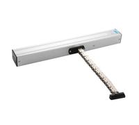 24V Electric Window Opener Actuator Automatic Greenhouse Skylight Vent Chain Operated with Remote Control & Wall Switch 300mm Adjustable Roof Ventilat