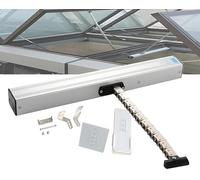 24v Electric Window Opener Actuator, Motorized Chain Opener For Skylights Roof Vents, Remote Control, Adjustable Stroke Length, Heavy Duty 400mm