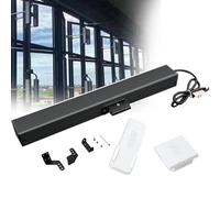 24V Electric Window Opener Actuator with Remote Control & Switch 600N Push Pull Force 300mm-1000mm Stroke Ideal for Skylight Greenhouse Roof Vent Anti-Theft Design