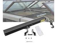 24V Electric Window Opener Chain Actuator for Roof Windows 300mm-700mm Stroke Remote Control 10mm/s No-Load Speed Ideal for Greenhouses and Skylights