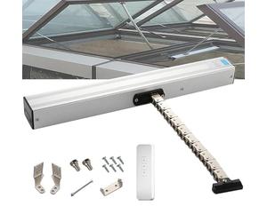 24V Electric Window Opener Quiet Automatic Chain Opener for Roof Windows & Ventilation 400mm Double-Layer Chain Design for Easy Access & Enhanced Convenience