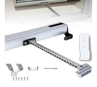 24V Electric Window Opener with Remote & Rain Sensor - 500mm/600mm Stroke Automatic Opener/Closer for Skylight, Casement, Top/Bottom Hung Windows,500mm