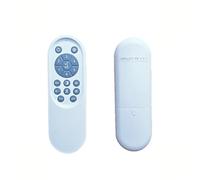 24V Fan Light Remote Control DC Variable Frequency Stepless Dimming Controller, 25-36Wx2 Power, AC100-130V Input, DC70-110V Output, Compatible with Most Electrical Systems, White