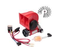24V High Decibel Air Horn 130dB Maximumly Sound Pressure for Enhancing Road in Various Environments, Quick Electrical Installation Design High Decibel Horn