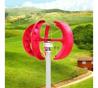 24V High Efficiency Vertical Wind Turbine Generator 20000W with Built-in Controller for Hybrid Solar Wind Energy System, Off-Grid RV, Marine Boat, Vertical Garden