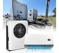 24V Mini Split Air Conditioner - Quiet Cooling High Efficiency DC Unit with Auto Swing for Semi-Truck, Tractor, Pickup, Trailer, Sleep Cab