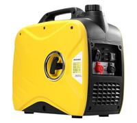 24V Parking Air Conditioner Automatic Gasoline Generator Remote Start Cargo Vehicle Silent Small Diesel for Beginners DIY use(Yellow)