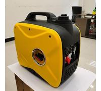 24V Parking Air Conditioner Automatic Gasoline Generator Remote Start DC Cargo Vehicle Silent Small Diesel Home Use(Giallo)