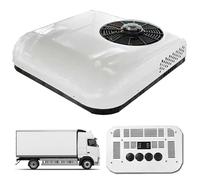 24V Rooftop Air Conditioner Electric RV Dc Air Conditioning For Truck Camper Minivans Engineering Vehicle, Portable Parking Air Conditioner(White)