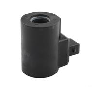 24V Solenoid Valve Coil, 17W Replacement for Bucher 280239 and 10333044 Excavator Hydraulic Control Parts, Industrial Grade Plastic-Metal Construction