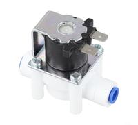 24V Solenoid Valve Water Inlet Switch Quick Connect Design Electromagnetic Valve for Water Purifier System with 6.4mm/9.5mm Interface(1/4 inch)