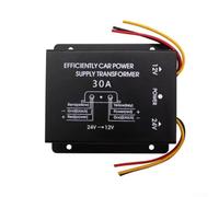 24V to 12V Converter 30A DC Voltage Reducer for Vehicle Trailer Bus - Robust Metal Step Down Power Adapter with Short Circuit Safety - Compact Design 11.6x10.8cm(30A)