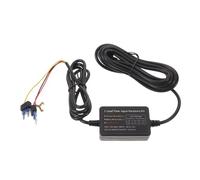 24v to 5v Vehicle Hardwire Charging Cable with Stable Output Black Plastic | Supports Multi-vehicle Use, Suitable for Parking Surveillance and Garage Storage, Designed for Installers and Technicians