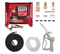 24V Wall Mounted Diesel Transfer Fuel Pump Kit 24V - With Fuel Meter