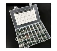 24Value 660pcs capacitor kit 100V 2A221J to 2A474J 10nF 100nF 0.1uF 1uF Polyester Film capacitor Assorted AUOQKQUT