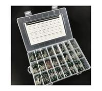 24Value 660pcs capacitor kit 100V 2A221J to 2A474J Polyester Film capacitor Assorted Kit with storage box ICXLPMC