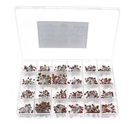 24Value/Box Ceramic Capacitor Assortment Kit 2PF-0.1UF 50V Ceramic Capacitors Set 22PF 47PF 100nF 104 Electronic Capacitor Pack BIANMTSW