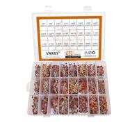 24Values 2400Pcs Ceramic Capacitor 2pF-100nF 50V Multilayer Monolithic Chip Capacitors Assortment Kit