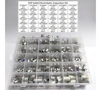 24values DIP Solid Electrolytic Capacitor 4V 6.3V 10V 16V 25V 35V 100UF 150UF 220UF 330UF 470UF 560UF 680UF 820UF 1000UF 1500U KzHgIdRY (Size : 36values)