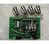 24VDC Swing gate Opener Control Unit Motherboard PCB Motor Controller Circuit Board Card for Solar 24VDC Swing gate Motor Opener(4 Remote Control kit)