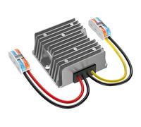 24VDC to 12VDC Converter 15A 180W, 18V to 12V Converter with Wire Terminal Block, Converter 24V to 12V for Cart LED Light Truck Vehicle Boat Solar System (Accept DC 15-40V Inputs)