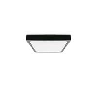 24W 2400lm 4000K LED Plafonier IP44 Square Milk Black 7673
