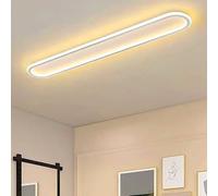 24W LED Rectangular Ceiling Light Modern Aluminum Fixture Equivalent to 100W Warm White Ideal for Living Room & Bedroom 30CM Energy Efficient Lighting