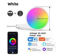 24W Smart Rgb Led Ceiling Light Wifi & Bluetooth, Voice Control Via Alexa/google Home