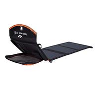 24W Solar Charger SP24 with Dual USB + DC Output and SP24C with Dual USB Output, Foldable Portable Waterproof Sun-Protective Safe Solar Power Bank for Outdoor Adventures Hikes