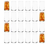 24x 480ml Hiball Glasses - 'Tallo' Range - Modern Highball Cocktail Juice Water Tall Drinking Tumblers - Dishwasher Safe - By Argon Tablwware