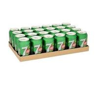 24x 7Up Can Lemon & Lime 330ml