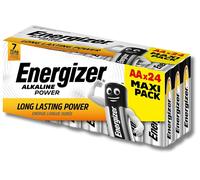 Energizer AA Alkaline Batteries Power LR6 1.5V Pack of 24