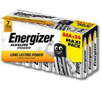 Energizer Power Micro (AAA) Battery Alkaline Manganese 1.5 V Pack of 24