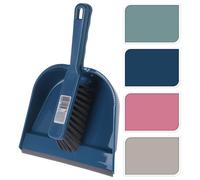 24X Broom Set Broom Pan Hand Broom Dustpan With Rubber Edge 33 Cm Broom