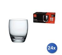 24x Clear Glass Flower L'Eau Cl30 Water Glasses