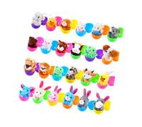 ＡＷＨＡＯ 24x Colorful Easter Eggs in Toy Easter Basket Fillers for Teenagers And Adults
