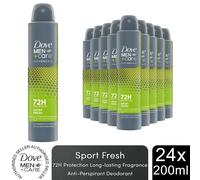 24x Dove Anti-Perspirant Men+Care Advanced Sport Fresh 72H Protection Deo, 200ml