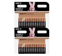 24x Duracell AA AAA Batteries Simply Alkaline Long Lasting LR03, LR6 Far Expiry