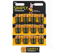 24x Duracell AA Power Alkaline Batteries Economy Pack LR6 Battery Longest Expiry
