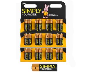 24x Duracell AA Power Alkaline Batteries Economy Pack LR6 Battery Longest Expiry