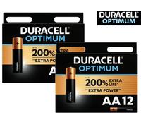 Duracell Optimum Ultra Power AA & AAA & C Alkaline Batteries LR03 LR6 Long Exp