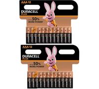 24x Duracell AAA Batteries Alkaline Long Lasting Expiry LR03 MN2400