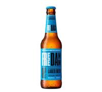 24x ESTRELLA Free DAMM Alcohol Free Lager 0.0, 330ml - New Bigger Bottles