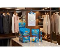 24x Hanging Wardrobe Dehumidifier, Condensation Remover, Moisture Absorber, Dehumidifiers for Home Damp, Mould, Moisture in Wardrobe, Bedroom, Caravan, Bathroom, Basement White