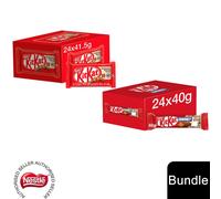 (24x KitKat 4 finger + 40 x Chunky Milk (64 Bars)) Nestlé Chocolate Bar (48 - 144 Bars) Yorkie, Aero, Milkybar Pick your Favourite