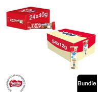 (24x KitKat Chocolate Bar + 54 x Milkybar Kids(78 Bars)) Nestlé Chocolate Bar (48 - 144 Bars) Yorkie, Aero, Milkybar Pick your Favourite